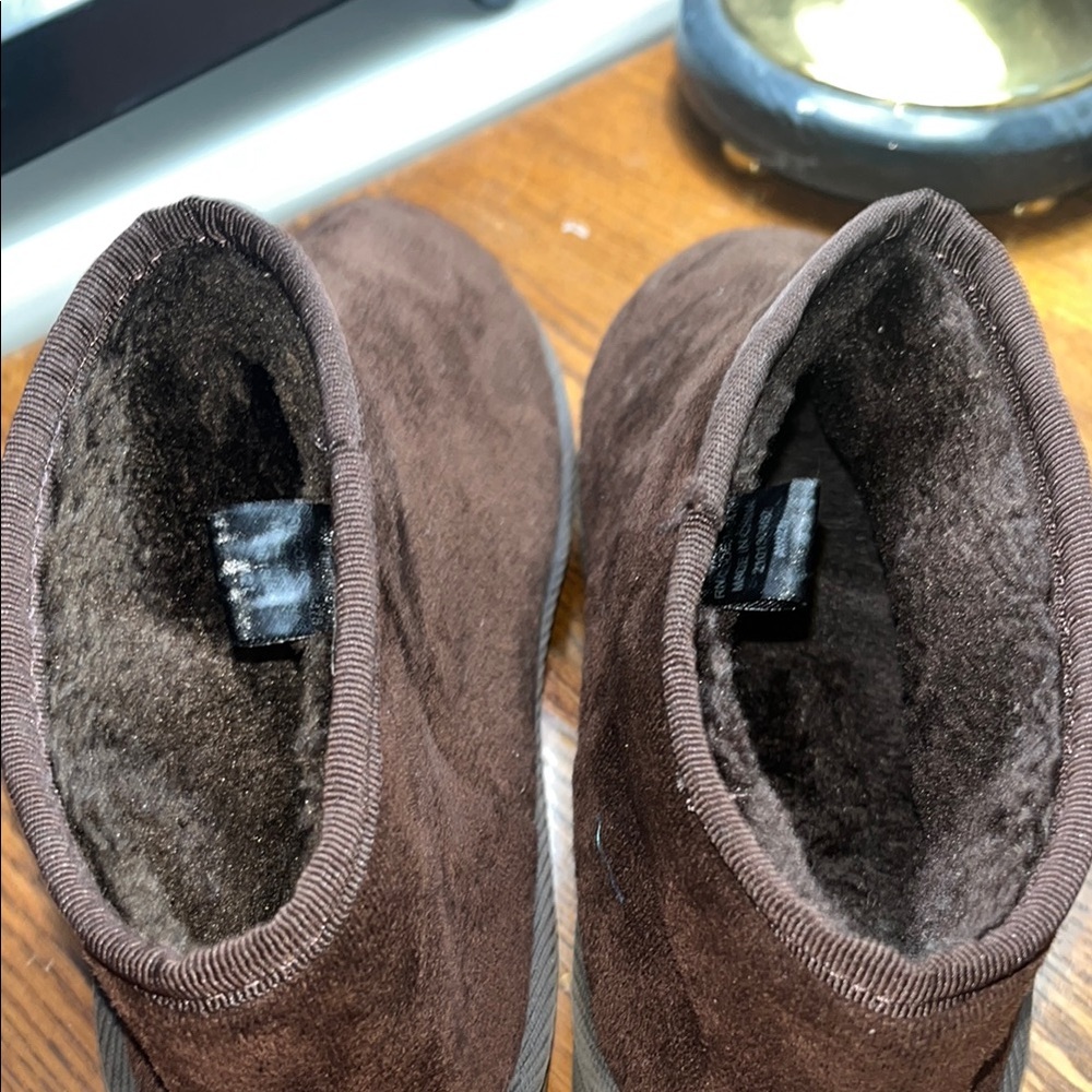 Brown Ankle Boots Slip-On Suede - Picture 5 of 8